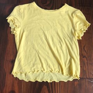 Yellow Pacsun Crop Top (never used)